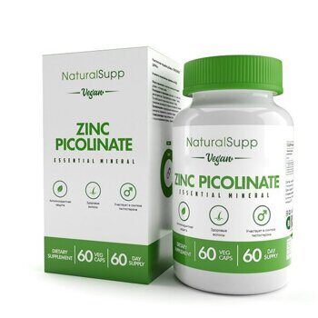 NaturalSupp Zinc Picolinate (60капс)