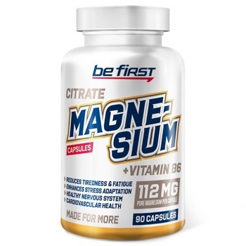 Be First Magnesium Citrate + B6 (90капс)