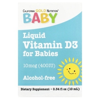 California Gold Baby D3 Liquid (10мл)