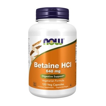 Now Betaine HCl 648mg (120капс)