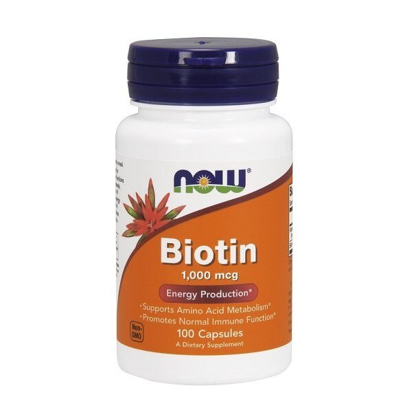 Now Biotin 1000mcg (100капс)